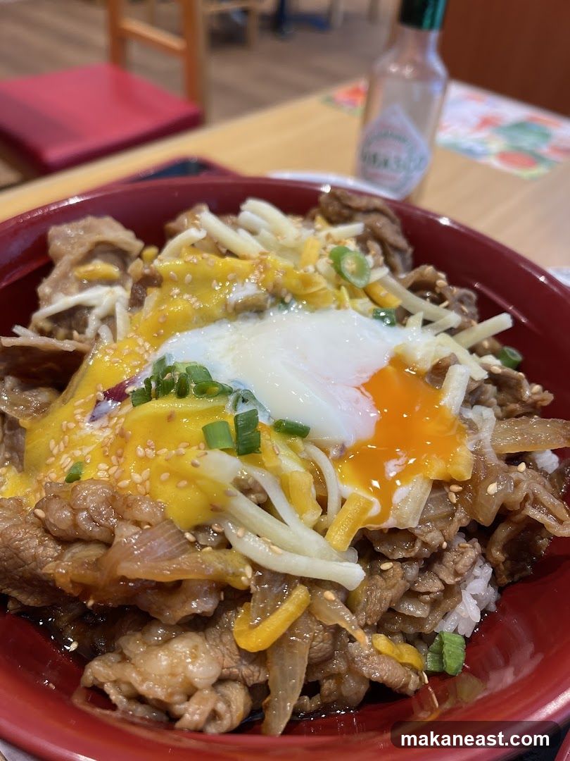 Beef and Cheese Rice Bowl