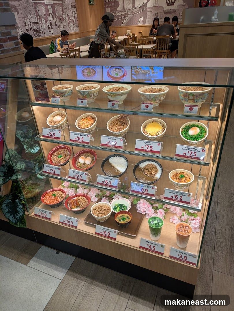 Japanese Food Display
