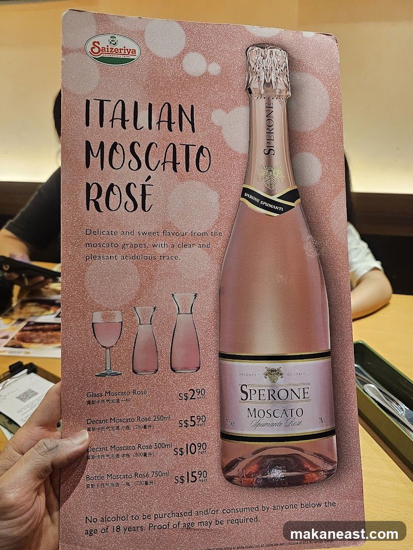 Italian Moscato Rosé