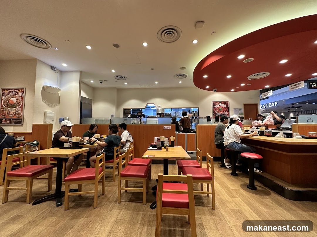 Restaurant Interior with Diners