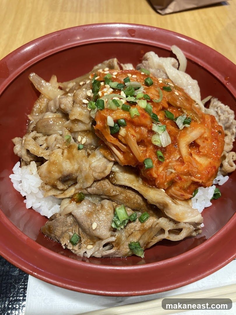 Beef and Kimchi Rice Bowl