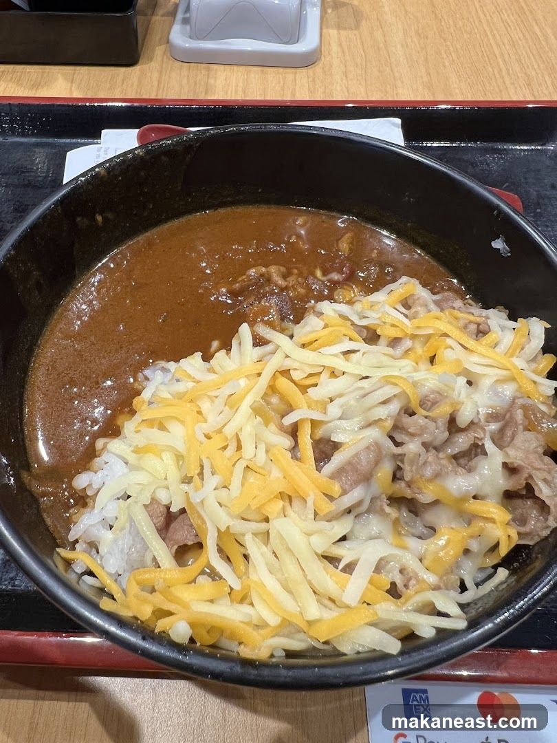 Beef Curry Rice with Cheese