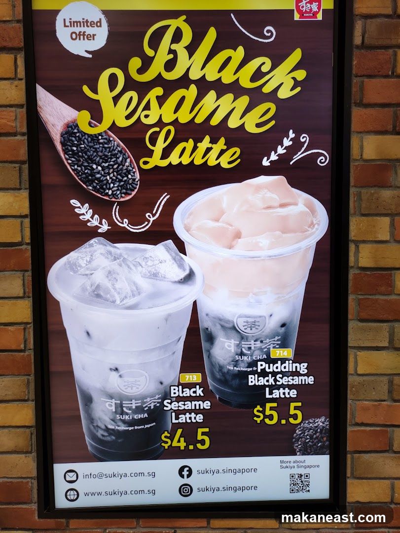 Black Sesame Latte Promotion