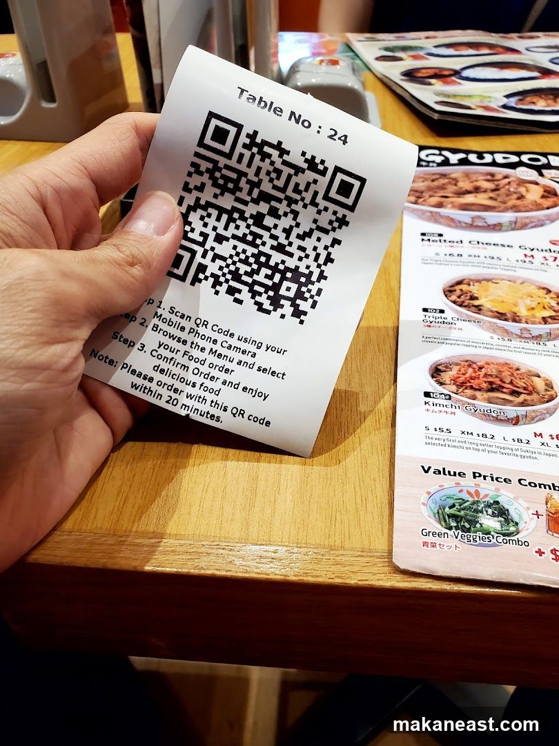 Gyudon Menu