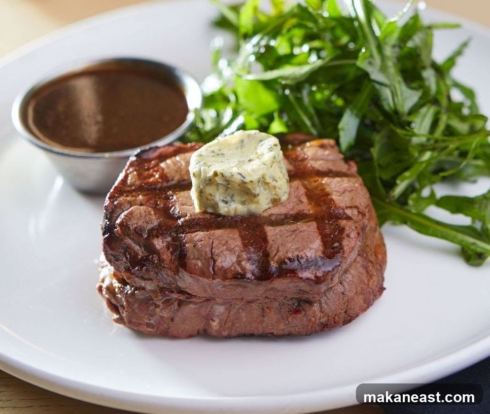 Filet Mignon with Herb Butter