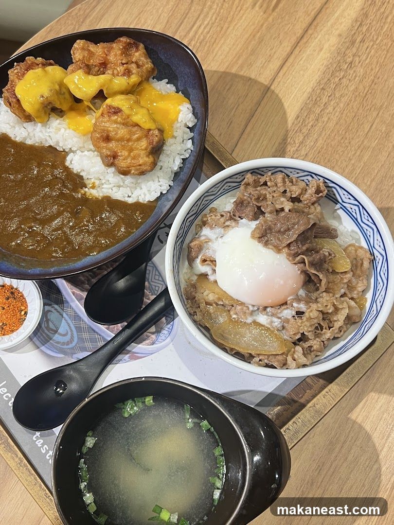 Japanese Curry and Beef Bowl