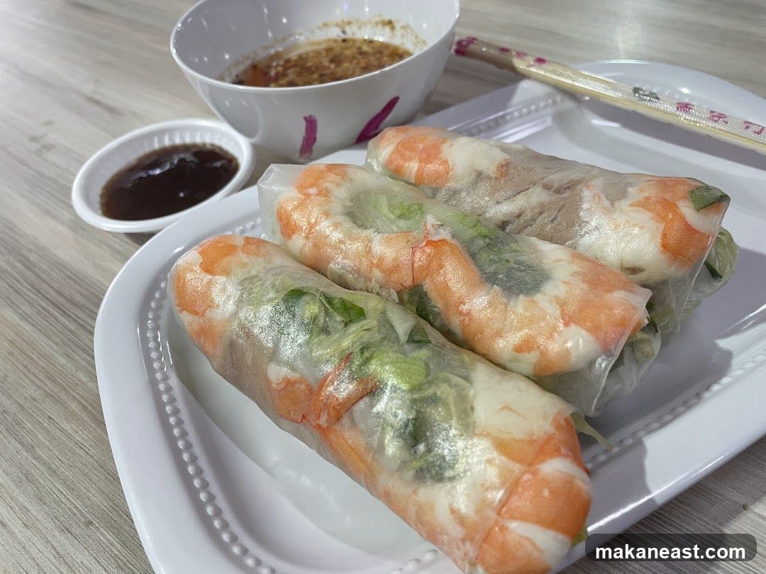 Fresh Spring Rolls with Dipping Sauces