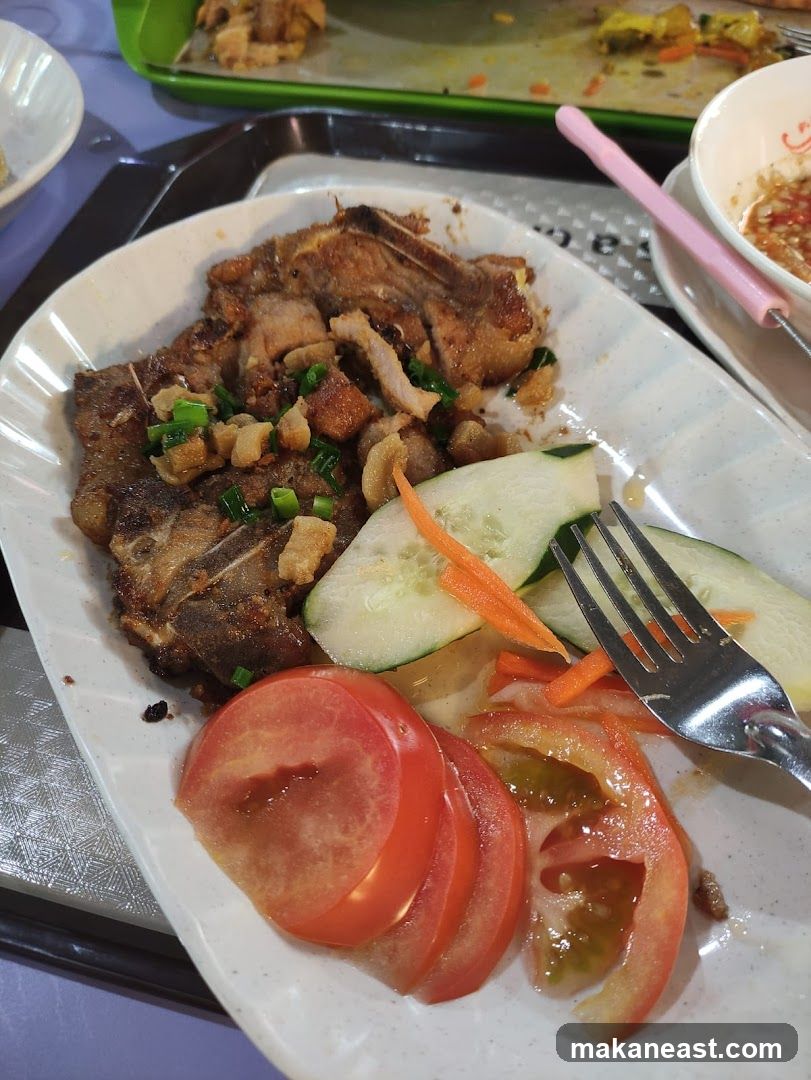 Pork Chop with Side Salad