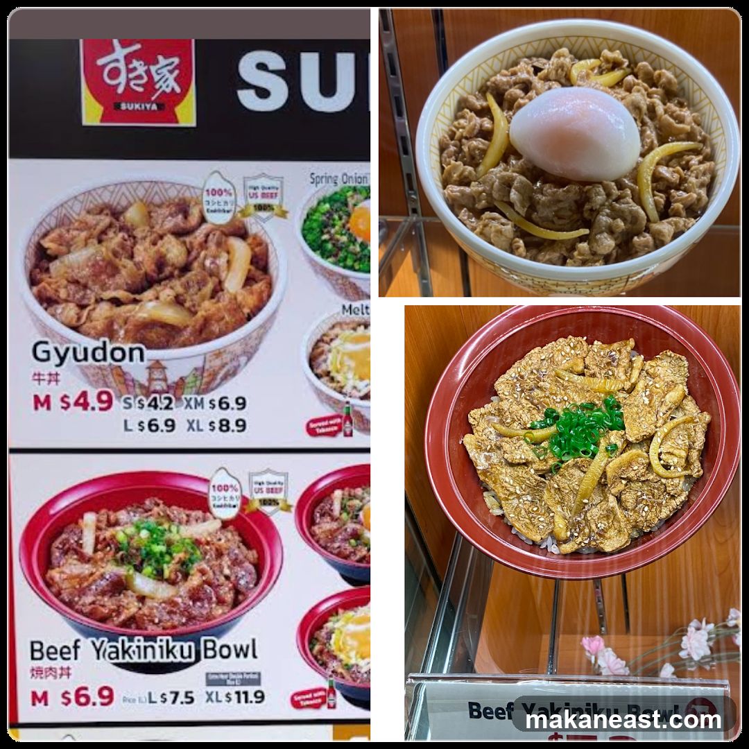 Sukiya Menu