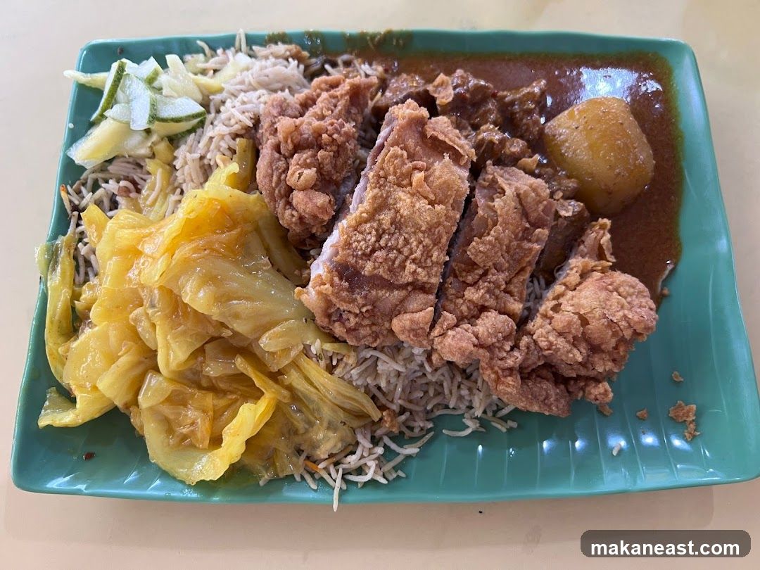 Fried Chicken and Curry Rice