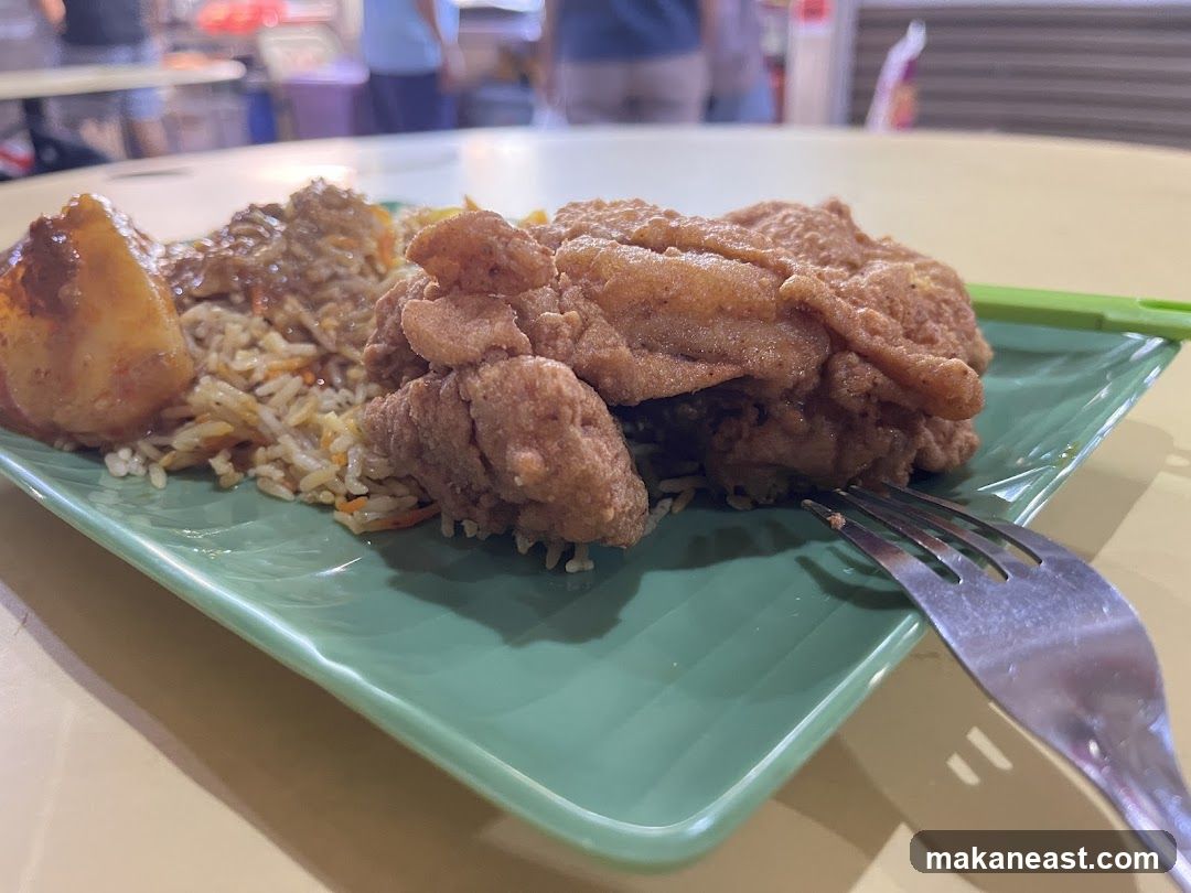 Fried Chicken and Rice