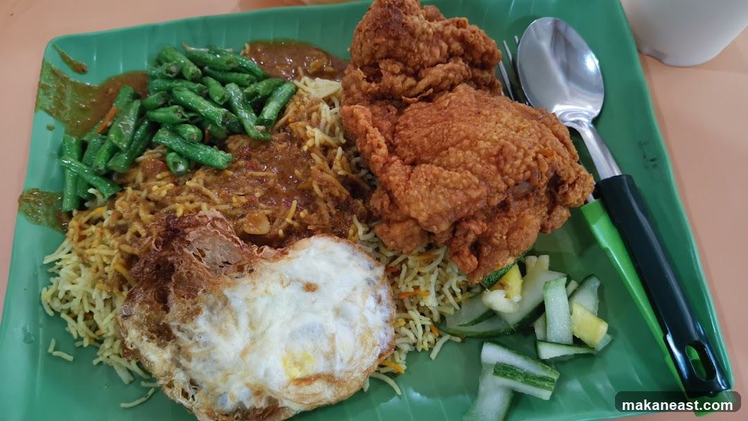 Fried Chicken Rice Plate