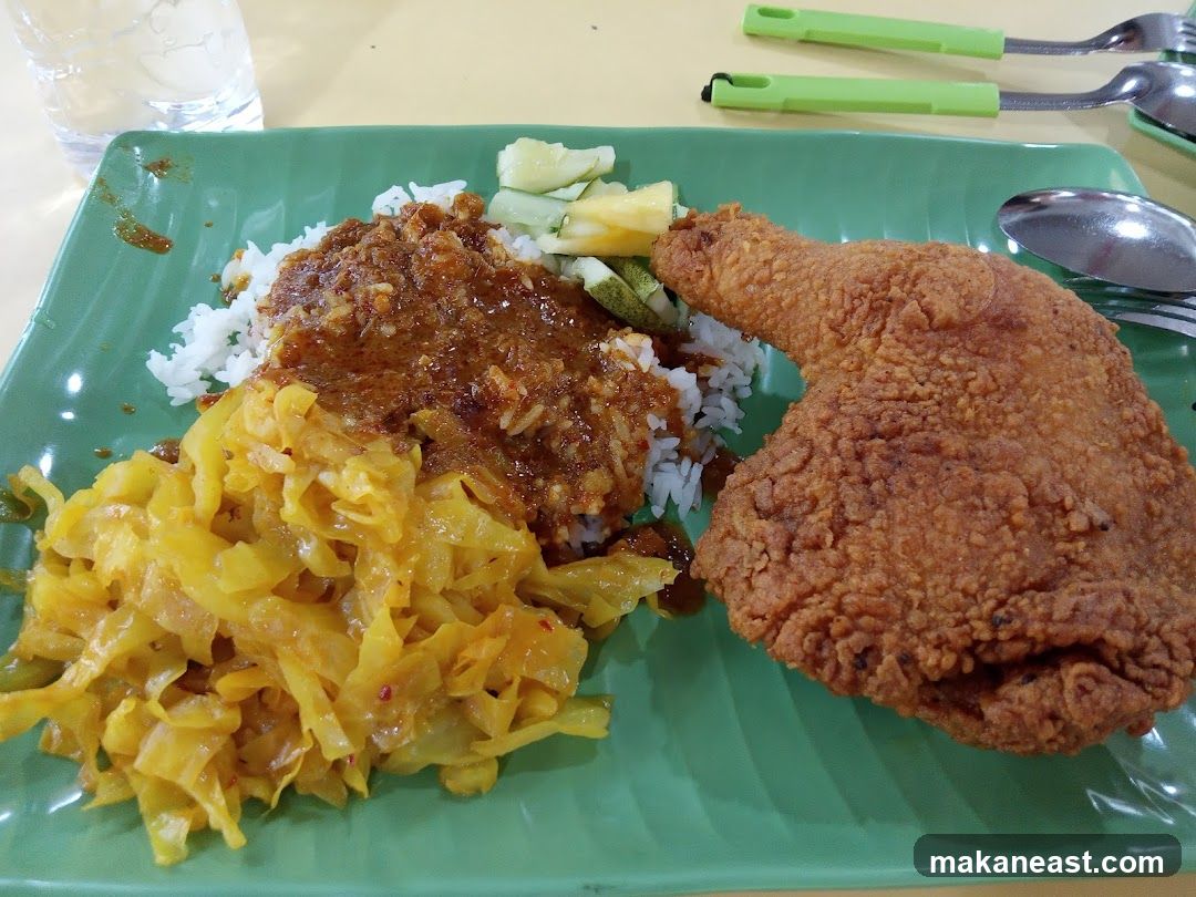 Fried Chicken Rice Plate