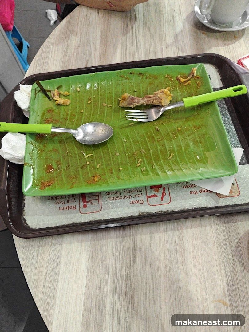 Dirty Plate with Utensils