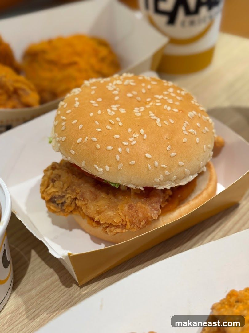 Fried Chicken Burger