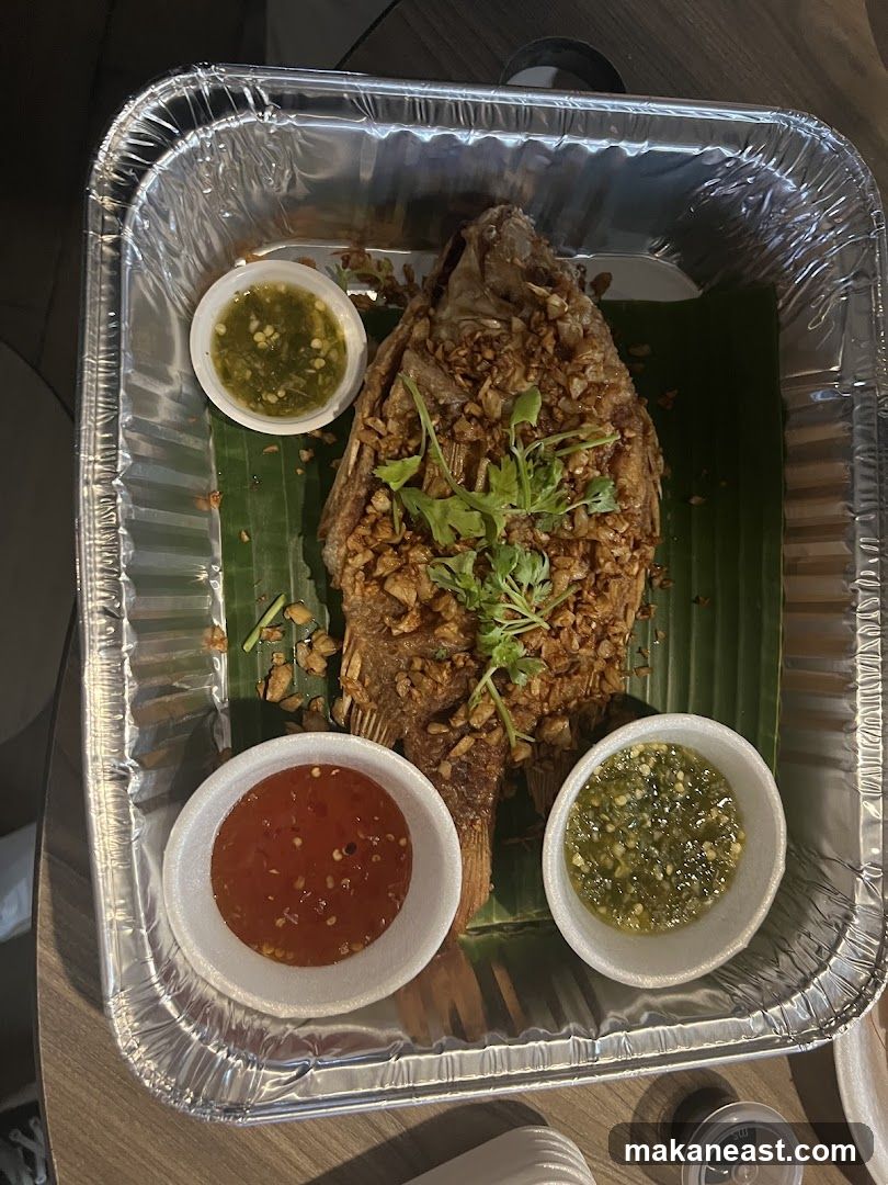 Fried Fish with Sauces