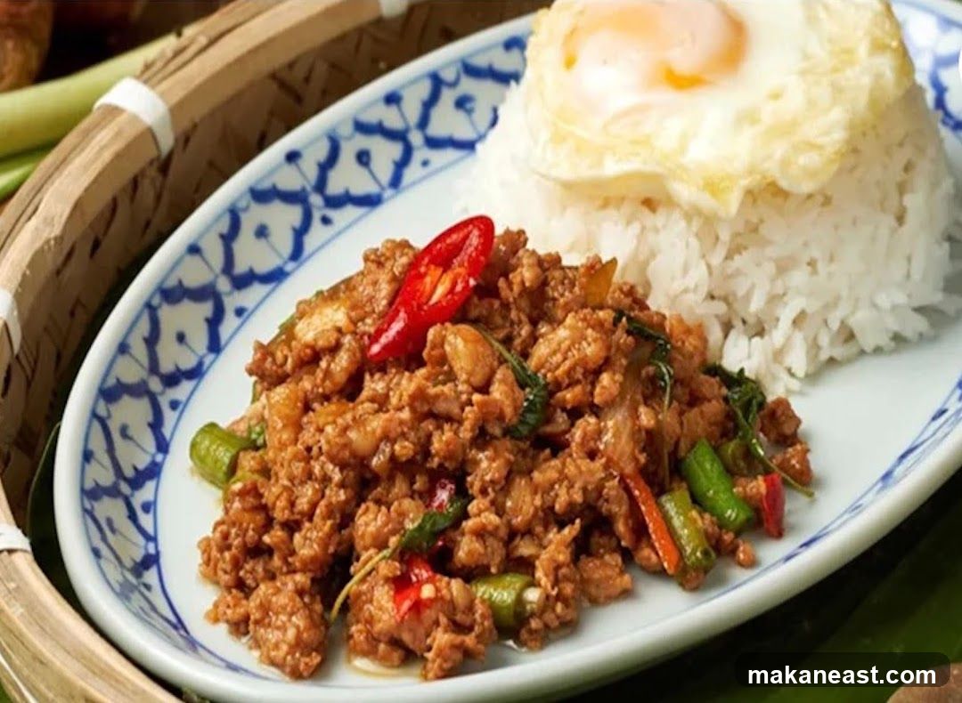 Minced Meat with Rice and Fried Egg