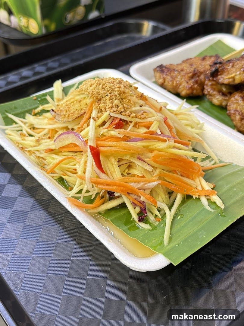 Mango Salad and Skewers
