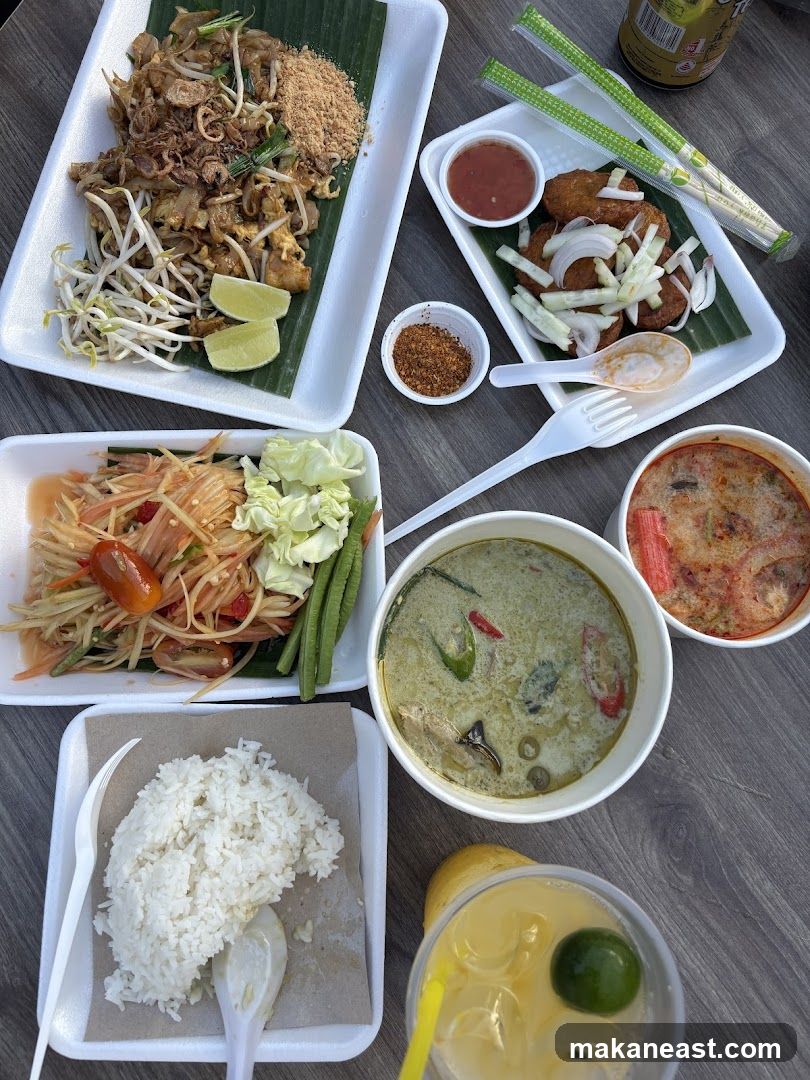 Thai Food Spread