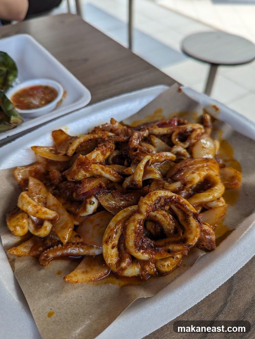 Spicy Squid Dish