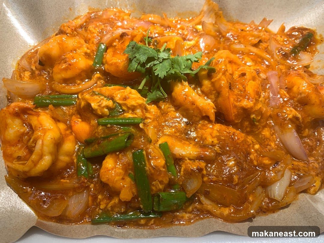 Salted Egg Prawns