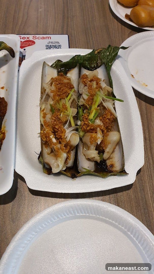 Grilled Razor Clams
