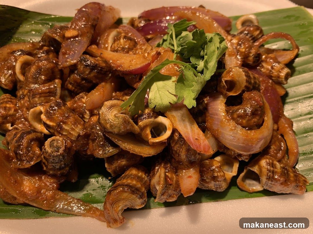 Spicy Whelks with Onions