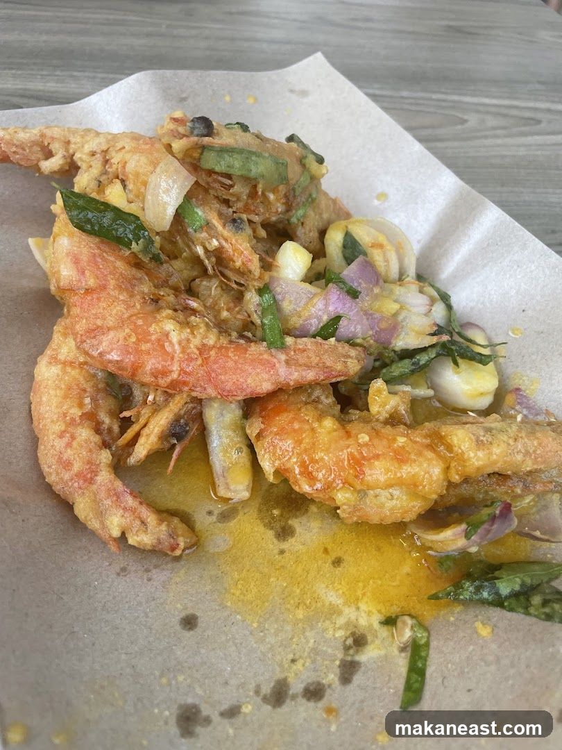 Salted Egg Prawns