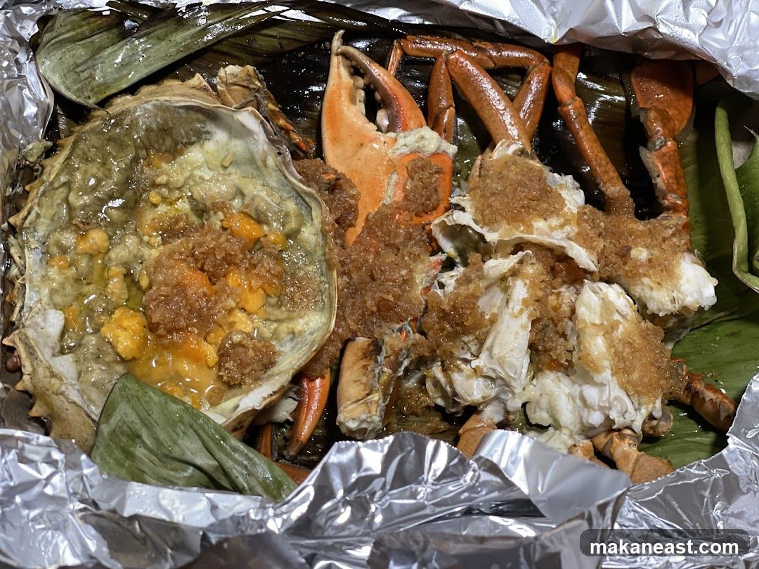 Steamed Crab with Garlic