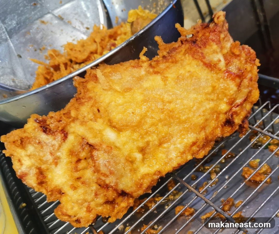 Fried Food on a Rack