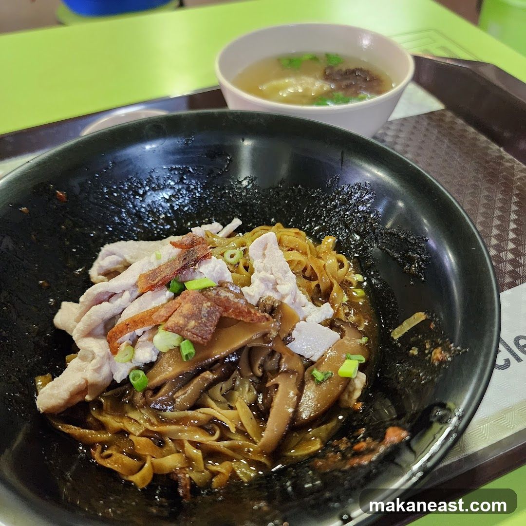 Noodles with Pork and Mushrooms