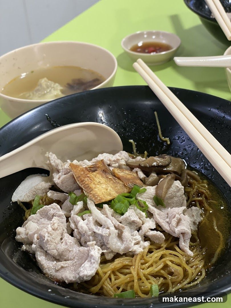 Noodles with Pork and Mushrooms