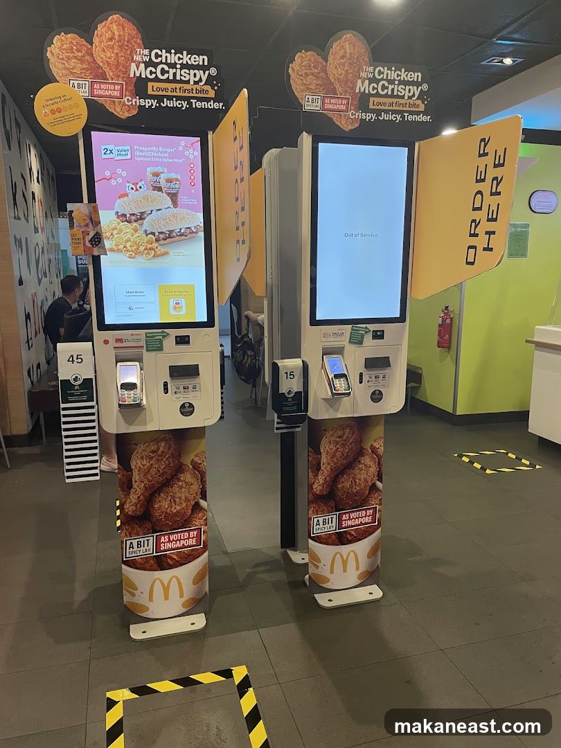 McDonald's Self-Order Kiosks