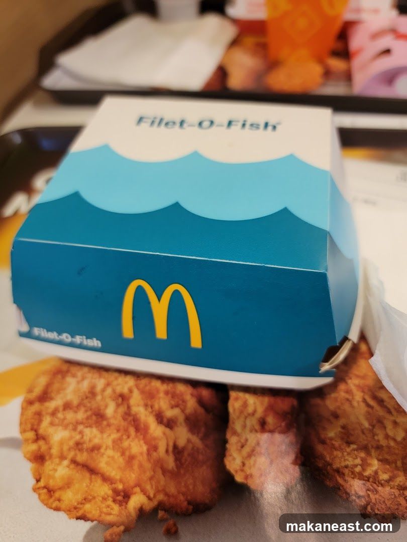 Filet-O-Fish Box and Food