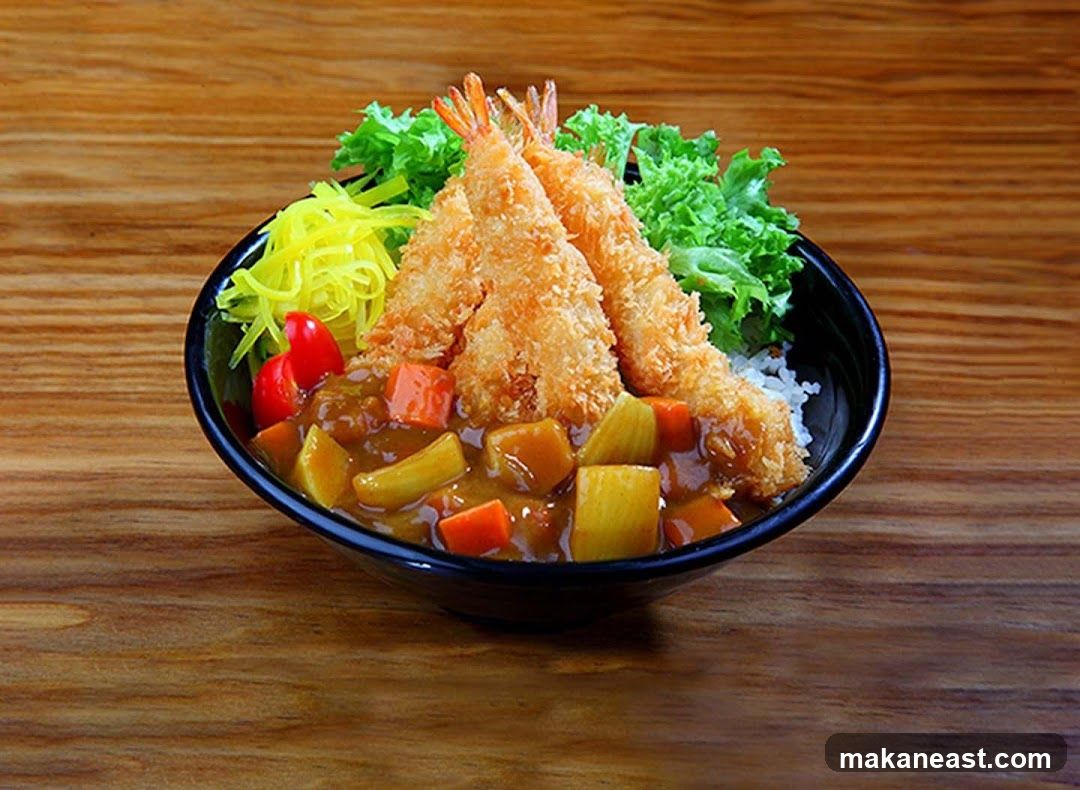 Shrimp Curry Rice Bowl