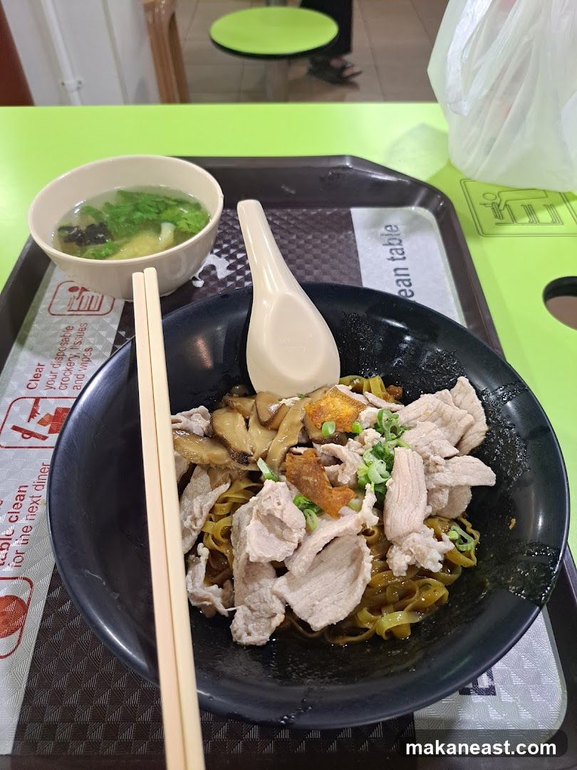 Noodles with Pork and Mushrooms