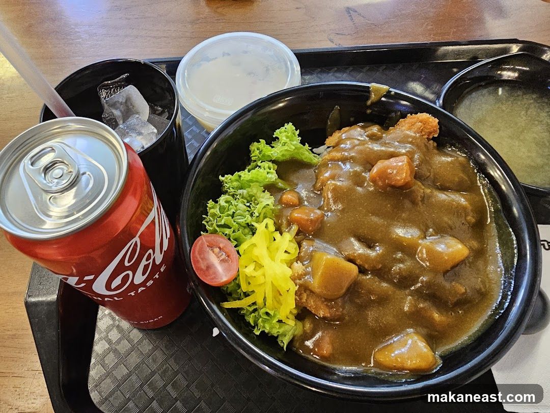 Curry Rice with Coca-Cola