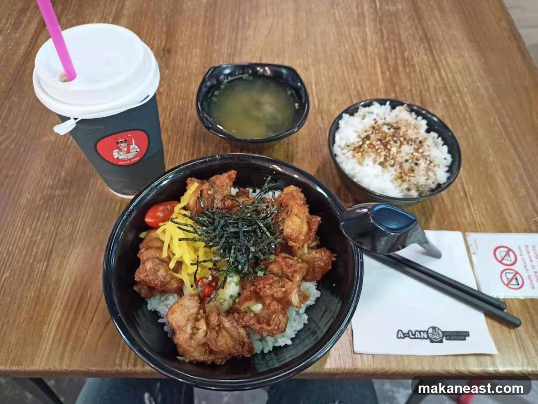Japanese Fried Chicken Rice Bowl