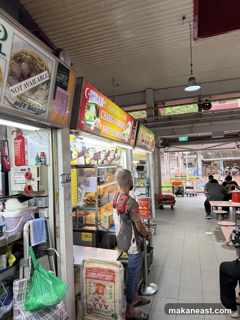 Food Stall with Nasi Lemak and Mee Bakso