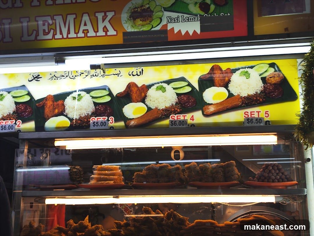 Nasi Lemak Food Display