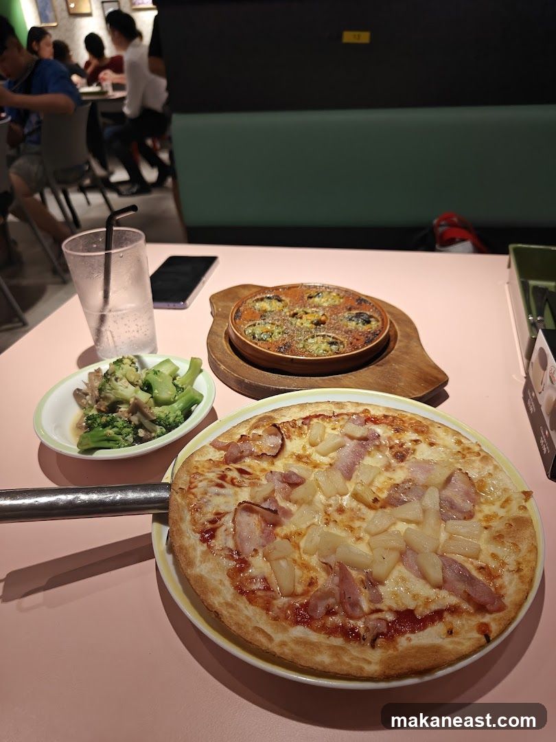 Pizza and Side Dish