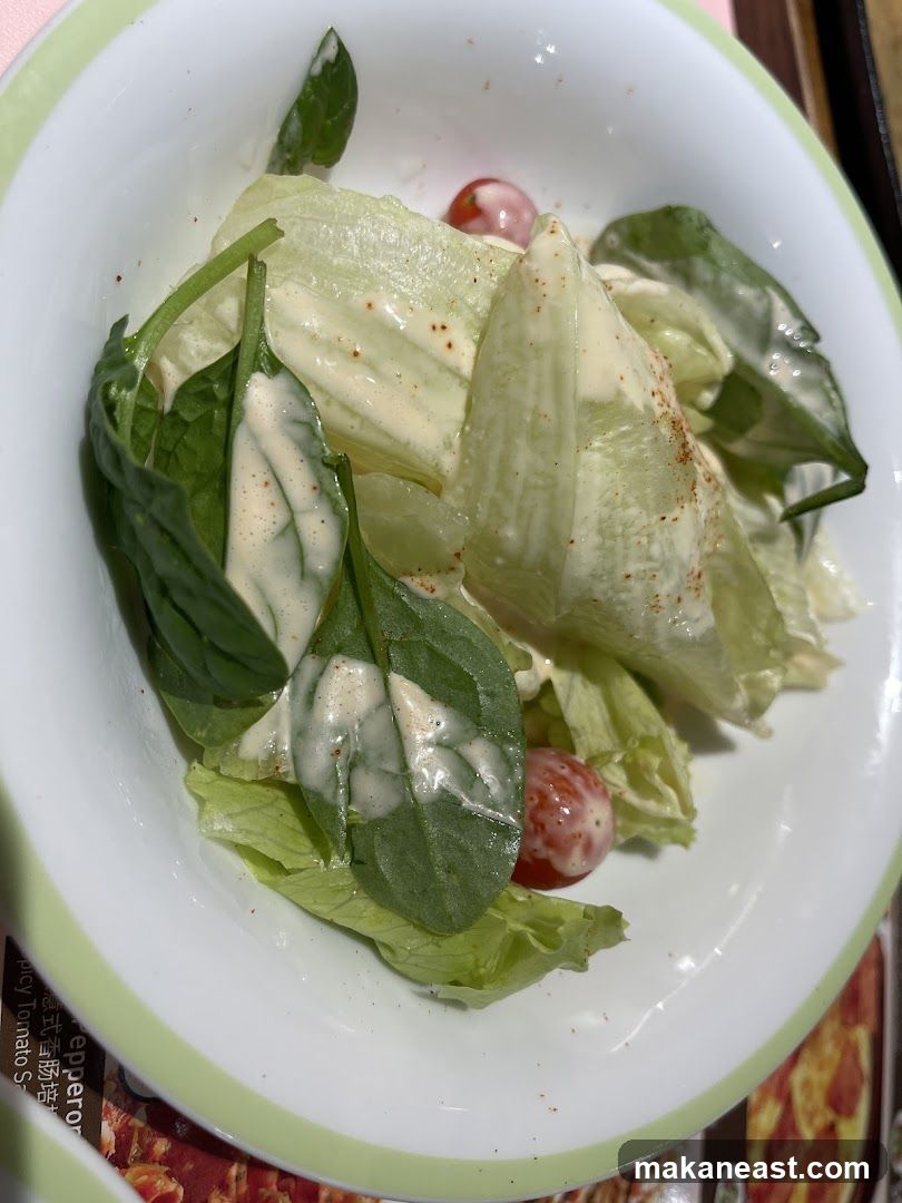Salad with Dressing
