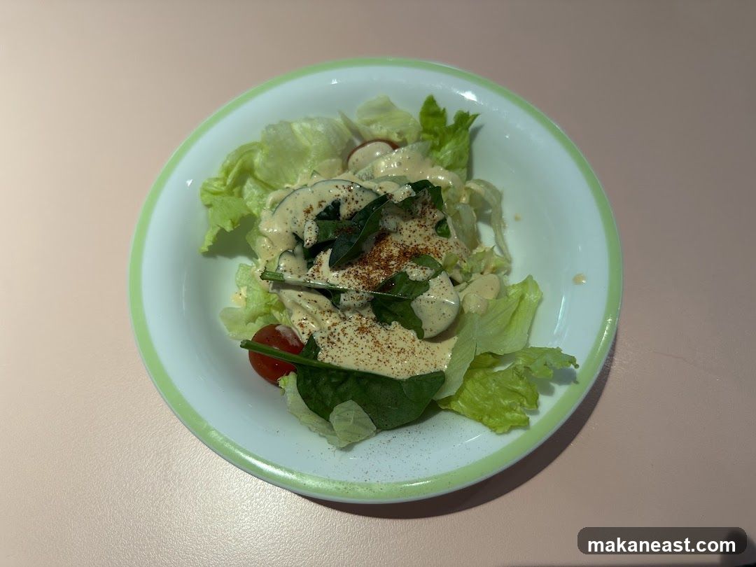 Salad with Dressing