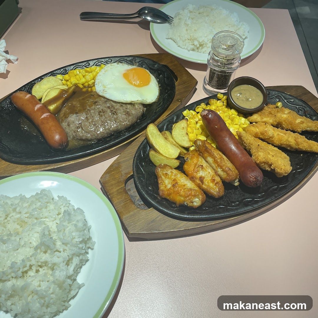 Sizzling Platters with Rice