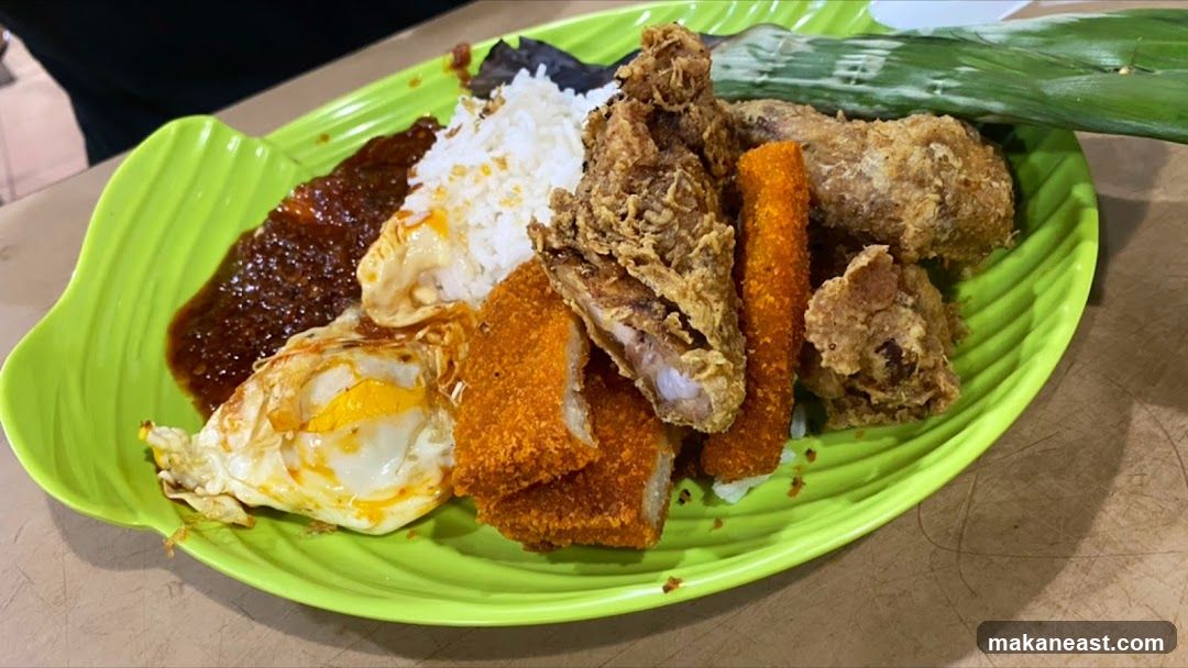 Fried Chicken and Rice Plate