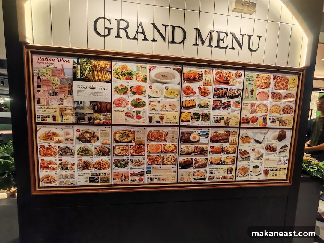 GRAND MENU