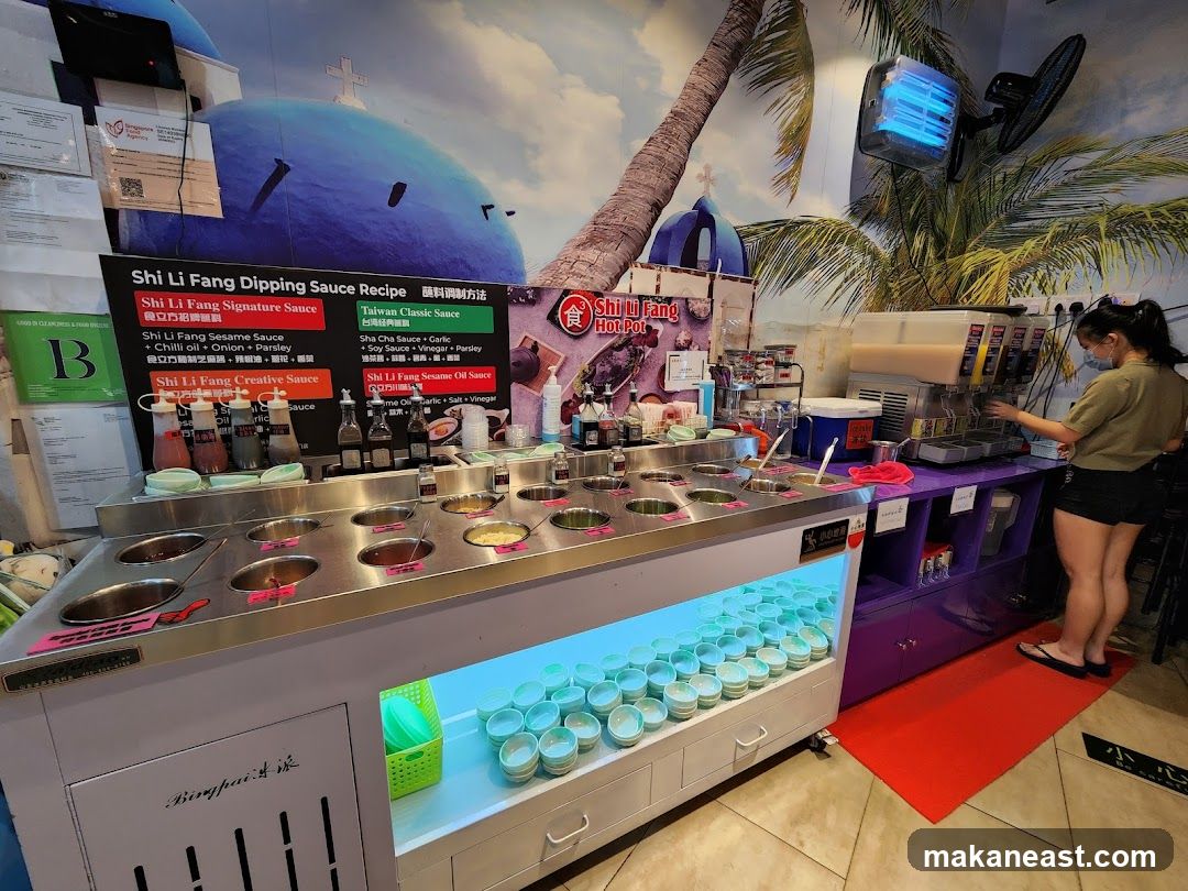 Dipping Sauce Station