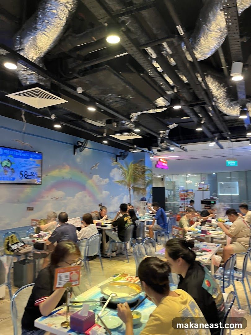 Diners at a Hot Pot Restaurant