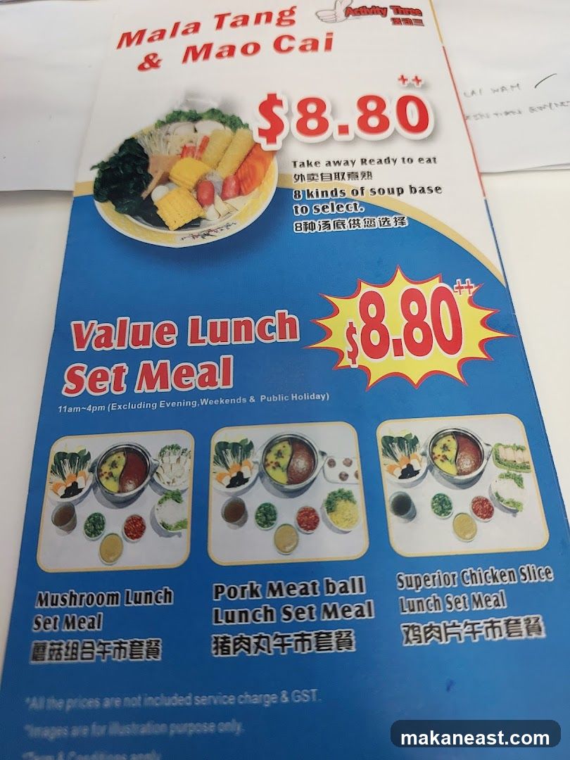 Mala Tang & Mao Cai Value Lunch Set Meal