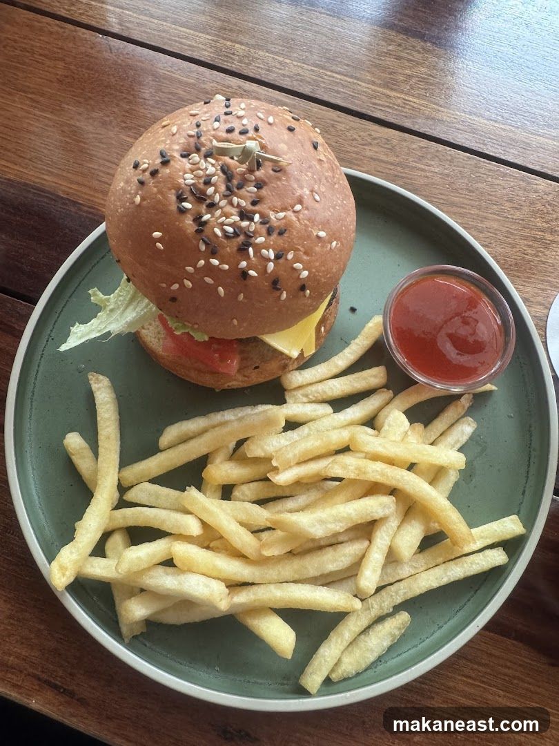 Burger and Fries